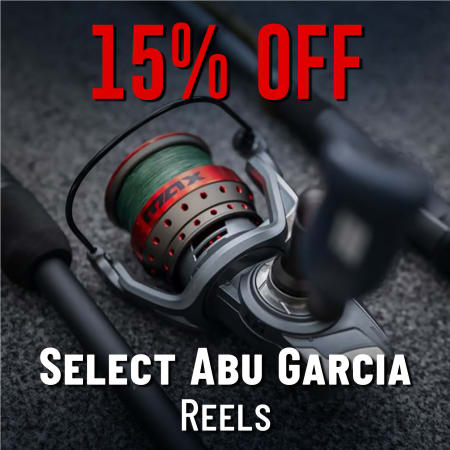 15% Off Select Abu Garcia Reels
