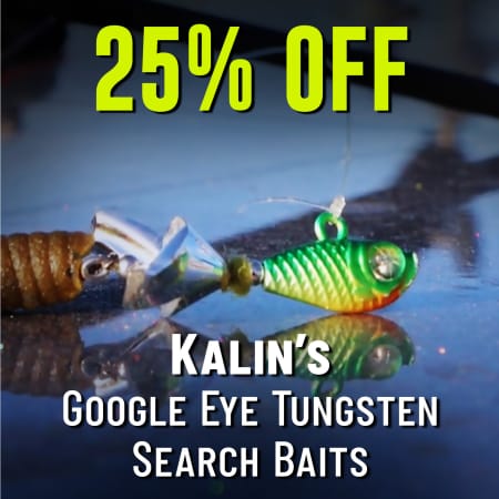 25% Off Kalin's Google Eye Tungsten Search Baits