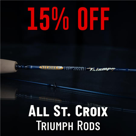 15% Off All St. Croix Triumph Rods