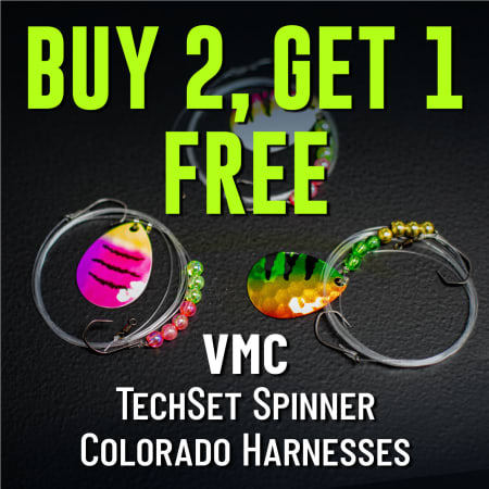 Buy 2, Get 1 Free VMC TechSet Spinner Colorado Harnesses
