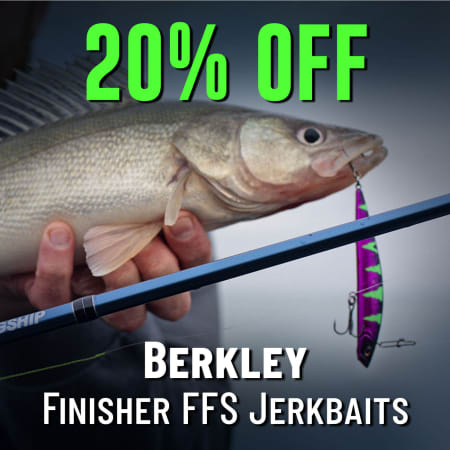 20% Off Berkley Finisher FFS Jerkbaits