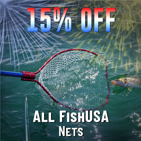 15% Off All FishUSA Nets