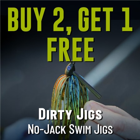Buy 2, Get 1 Free Dirty Jigs No-Jack Swim Jigs