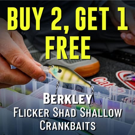 Buy 2, Get 1 Free Berkley Flicker Shad Shallow Crankbaits