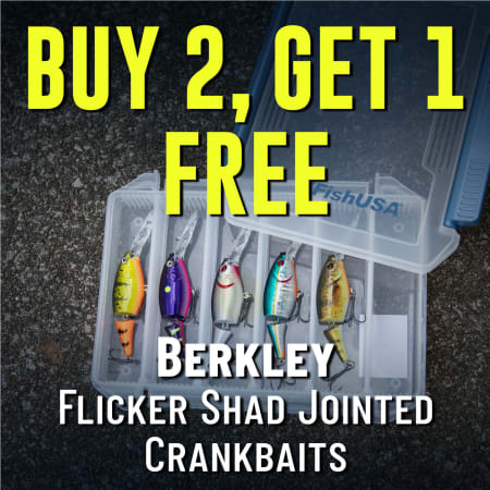 Buy 2, Get 1 Free Berkley Flicker Shad Jointed Crankbaits