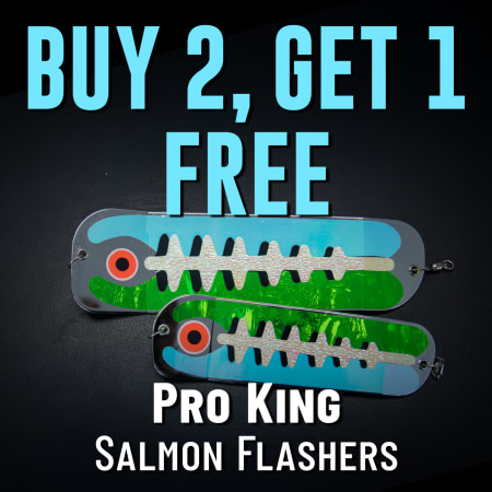 Buy 2, Get 1 Free Pro King Salmon Flashers