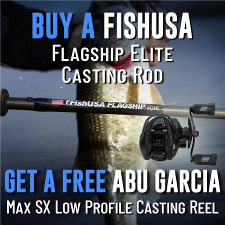 Buy a FishUSA Flagship Elite Casting Rod Get a Free Abu Garcia Max SX Low Profile Casting Reel