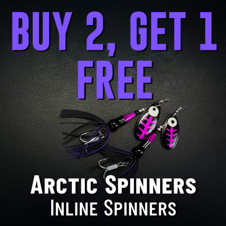 Buy 2, Get 1 Free Arctic Spinners Inline Spinners