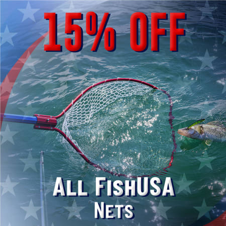 15% Off All FishUSA Nets