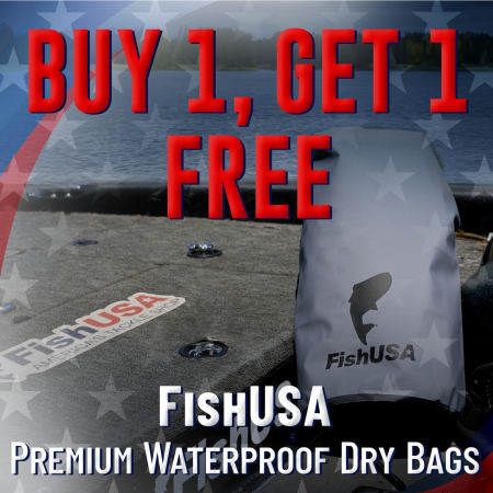 Buy 1, Get 1 Free FishUSA Premium Waterproof Dry Bags