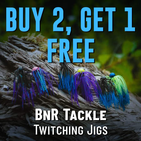Buy 2, Get 1 Free BnR Tackle Twitching Jigs