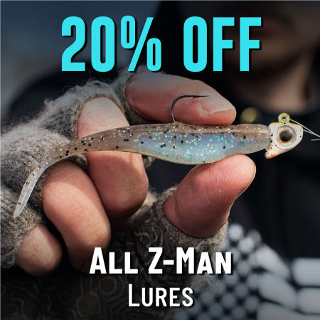 20% Off All Z-Man Lures