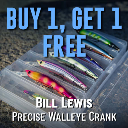 Buy 1, Get 1 Free Bill Lewis Precise Walleye Crank