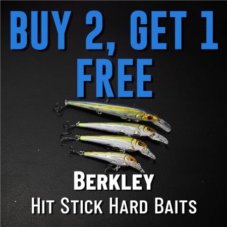 Buy 2, Get 1 Free Berkley Hit Stick Hard Baits