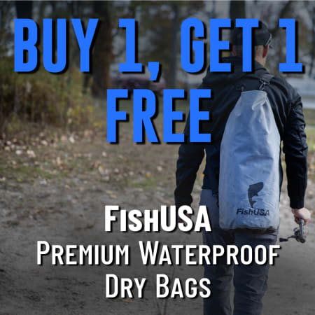 Buy 1, Get 1 Free  FishUSA Premium Waterproof Dry Bags