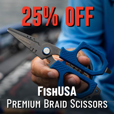 25% Off FishUSA Premium Baird Scissors