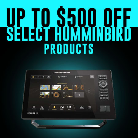Up to $500 Off Select Humminbird Products