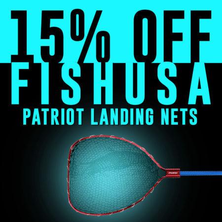 15% Off FishUSA Patriot Landing Nets
