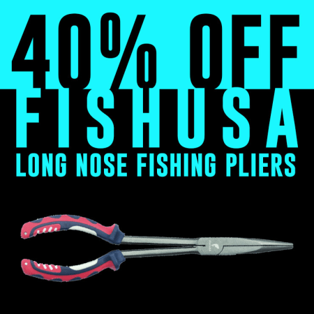 40% Off FishUSA Long Nose Fishing Pliers