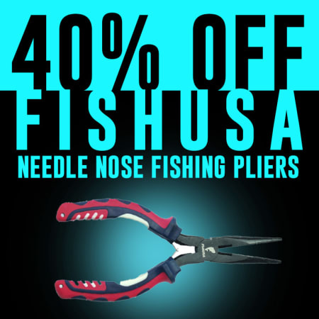 40% Off FishUSA Needle Nose Fishing Pliers