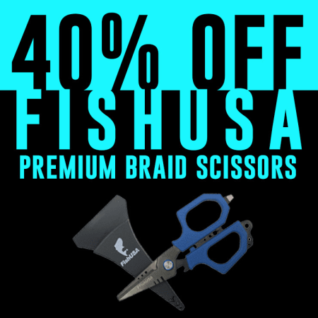 40% Off FishSUA Premium Braid Scissors