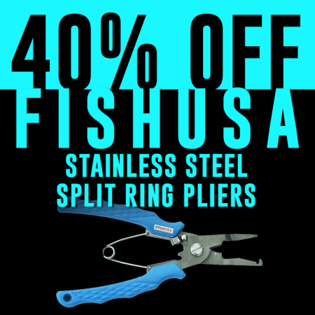 40% Off FishUSA Stainless Steel Split Ring Pliers