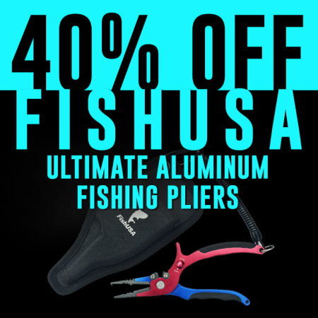 40% Off FishUSA Ultimate Aluminum Fishing Pliers