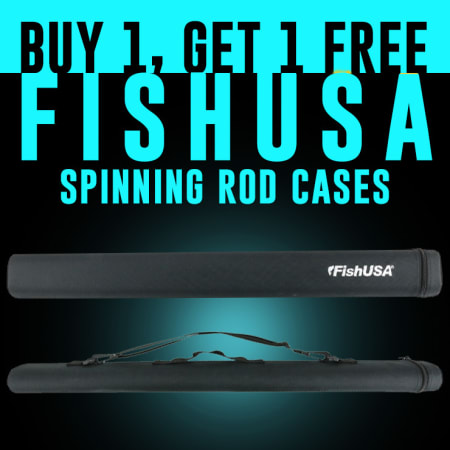 Buy 1, Get 1 Free FishUSA Spinning Rod Cases
