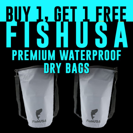 Buy 1, Get 1 Free FishUSA Premium Waterproof Dry Bags
