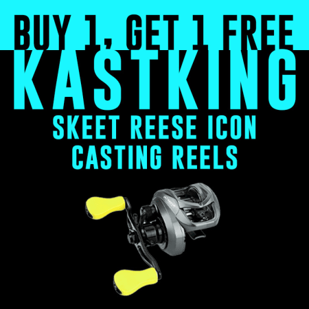 Buy 1, Get 1 Free KastKing Skeet Reese Icon Casting Reels