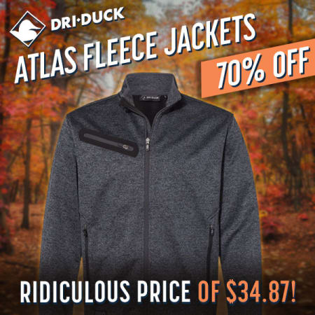 Dri Duck Atlas Fleece Jackets: Rugged Warmth, Ridiculous 70% Off!