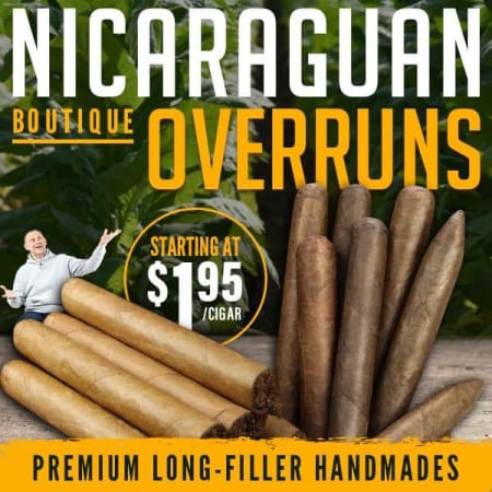 NICARAGUAN PREMIUMS FROM $1.95 SHIPPED….first class famous factory, big rings, stunning value