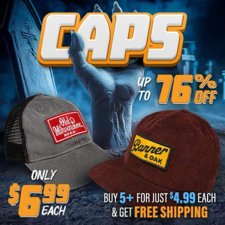 Fully Loaded: Caps from Realtree, Mossy Oak, Kryptek & More – $4.99 Each When You Buy 5+!