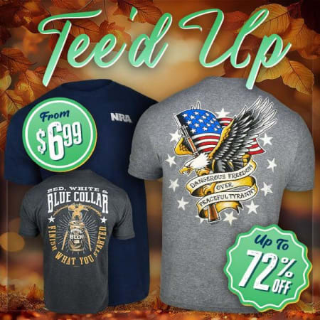 Tee'd up and ready to go. NRA, RWB  & FTE tees