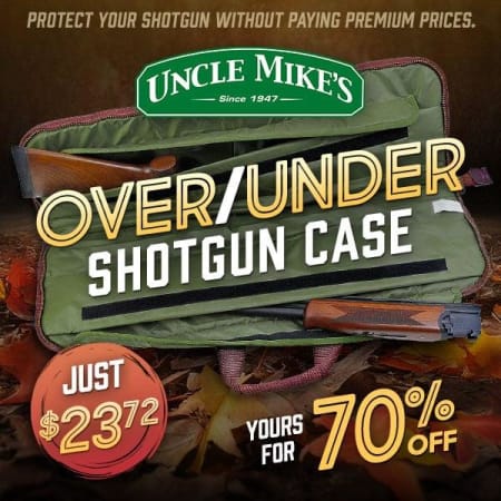 Uncle Mike’s Over/Under Shotgun Case — 70% Off Blowout