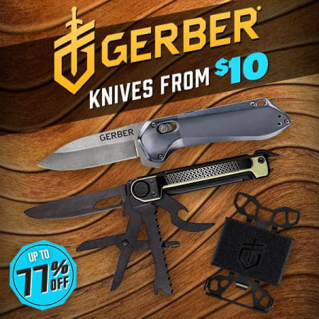 Prices Slashed on Gerber Blades – Built to Last, Priced to Sellout!