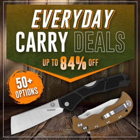 Say hello to my little friends! Everyday carry deals up to 84% off. EDC = Companion, friend, worry stone.