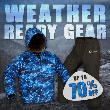 Weather-Ready Onyx Gear: 70% Off