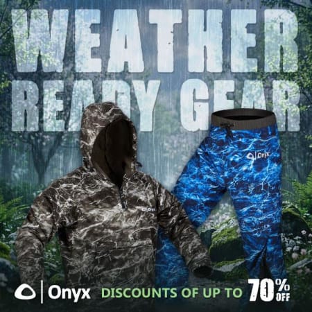 Weather-Ready Onyx Gear: 70% Off
