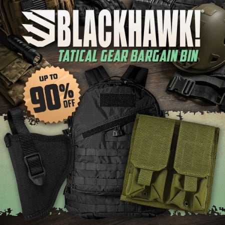 Blackhawk Tac Gear Bargain Bin up to 90% off!