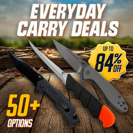 Say hello to my little friends! Everyday carry deals up to 84% off. EDC = Companion, friend, worry stone.