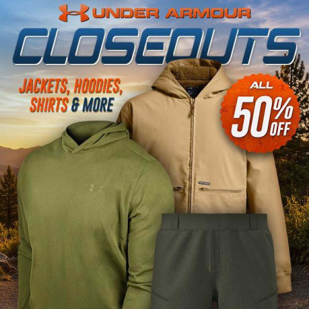 Under Armour 50% Off Closeout Deals!