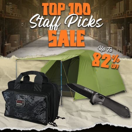 Top 100 staff gear picks, up to 82% off!