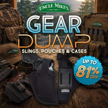 Uncle Mike’s Gear Dump: Holsters, Slings, Pouches & Cases Up to 81% Off