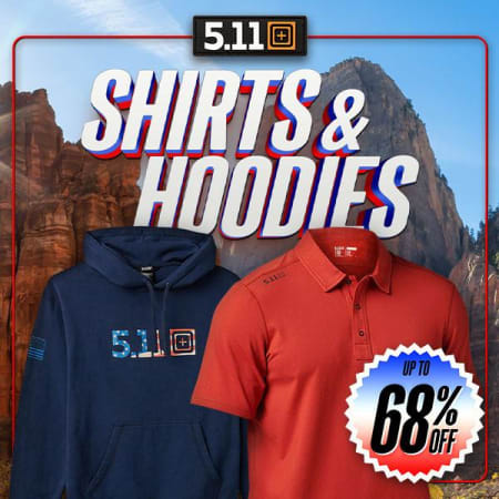 5.11 Tactical Shirts & Hoodies from $14.99. Up to 68% Off!