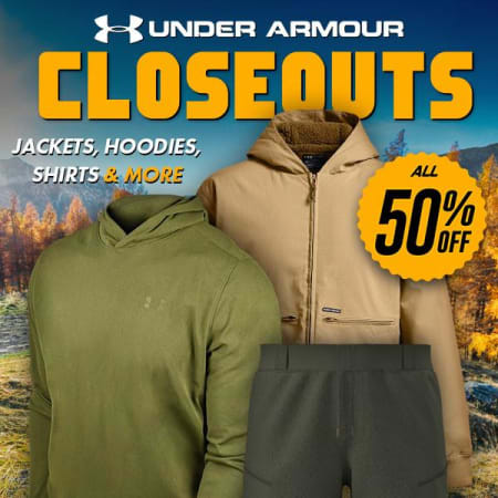 Under Armour 50% Off Closeout Deals!