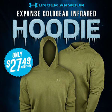 ColdGear, Hot Deal: UA Hoodie $27.49!