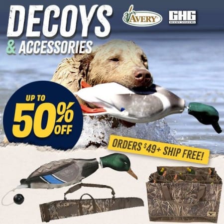 Time to Upgrade? Avery GHG Decoys & Gear up to 50% OFF!