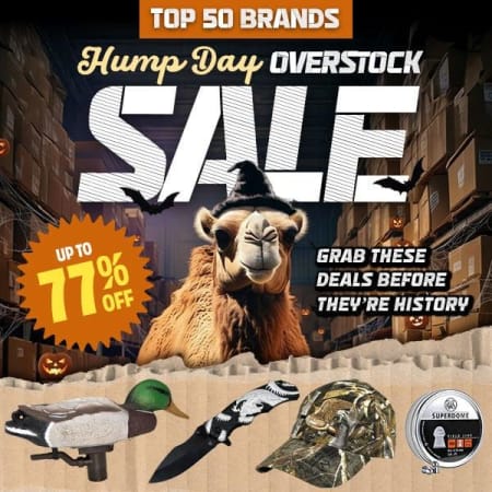 Hump Day Overstock Bonanza: 50 Select Top Brands on sale!