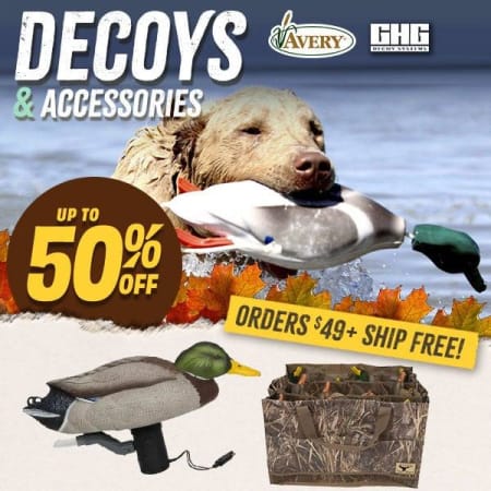 Time to Upgrade? Avery GHG Decoys & Gear up to 50% OFF!